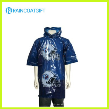 Notfall-Einweg-Wasserdichter Poncho mit Logo Print